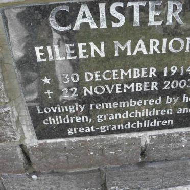 CAISTER Eileen Marion 1914-2003