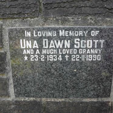 SCOTT Una Dawn 1934-1990