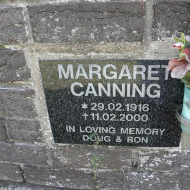 CANNING Margaret 1916-2000