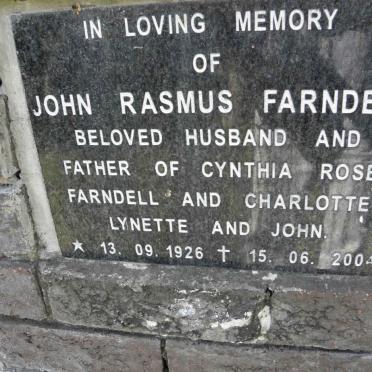 FARNDELL John Rasmus 1926-2004