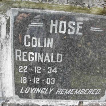 HOSE Colin Reginald ??34-??03