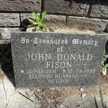 FISON John Donald 1931-1992