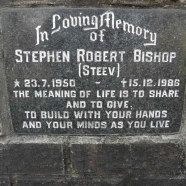 BISHOP Stephen Robert 1950-1986