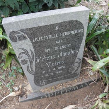 OPPERMAN Petrus Jacobus Viviers 1922-1989