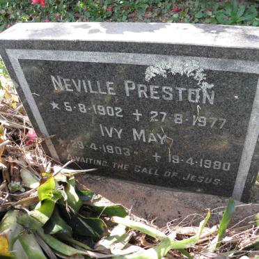 PRESTON Neville 1902-1977 &amp; Ivy May 1903-1980