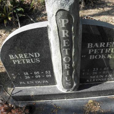 PRETORIUS Barend Petrus 1952-2009 :: PRETORIUS Barend Petrus 1995-1998