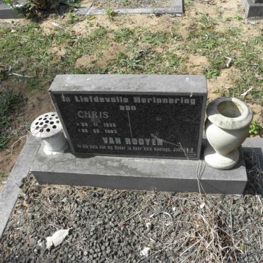 ROOYEN Chris, van 1925-1993