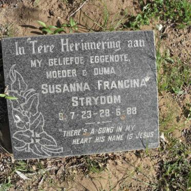 STRYDOM Susanna Francina 1923-1988
