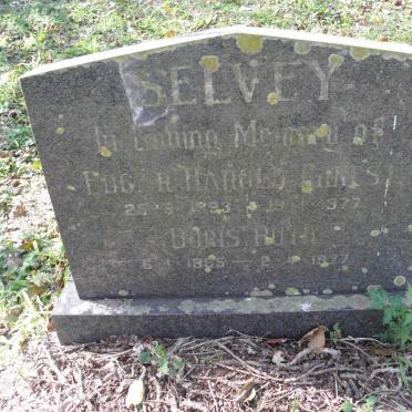 SELVEY Edagar Harold ?nes 1893-1977 &amp; Doris Ruth 1895-1977