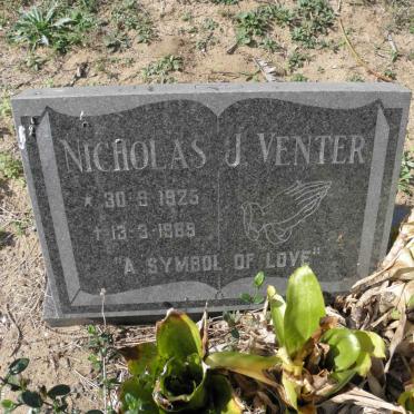 VENTER Nicholas J. 1925-1989