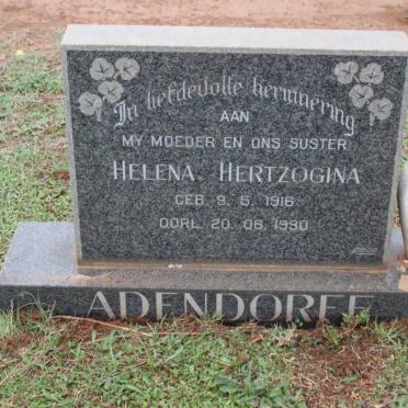 ADENDORFF Helena Hertzogina 1916-1990