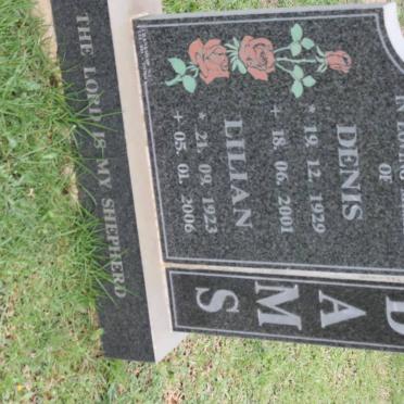 ADAMS Denis 1929-2001 &amp; Lilian 1923-2006
