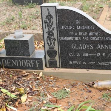ADENDORFF Christian J.B. 1911-1975 &amp; Gladys Annie 1919-1999