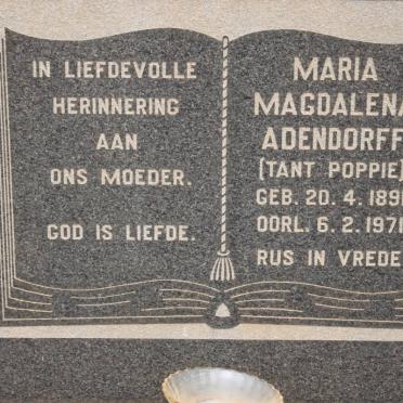 ADENDORFF Maria Magdalena 1891-1971