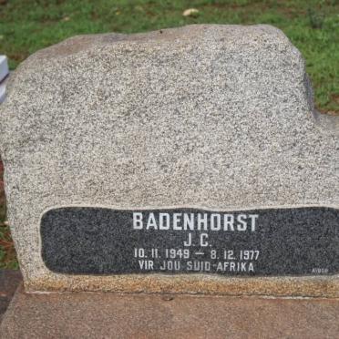 BADENHORST J.C. 1949-1977