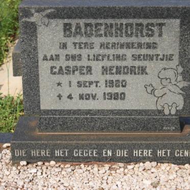 BADENHORST Casper Hendrik 1980-1980