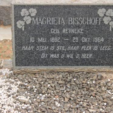 BISSCHOFF Magrieta nee REYNEKE 1882-1964