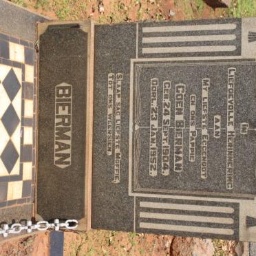 BIERMAN Coen 1904-1952