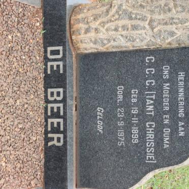BEER C.C.C., de 1899-1975