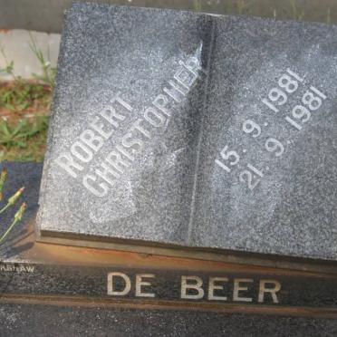 BEER Robert Christopher, de 1981-1936