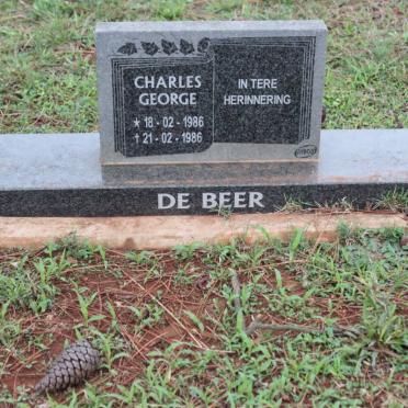 BEER Charles George, de 1986-1986