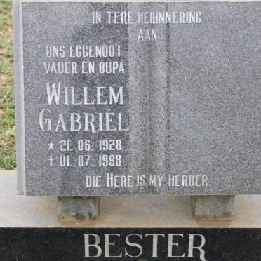 BESTER Willem Gabriël 1928-1998