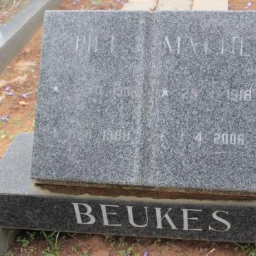 BEUKES Piet 1906-1988 &amp; Martha 1918-2006