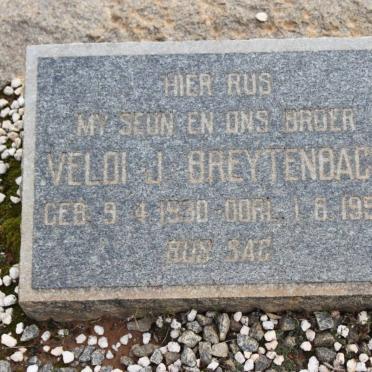 BREYTENBACH Veloi J. 1930-1956