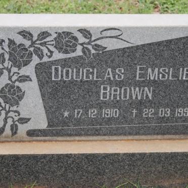 BROWN Douglas Emslie 1910-1996