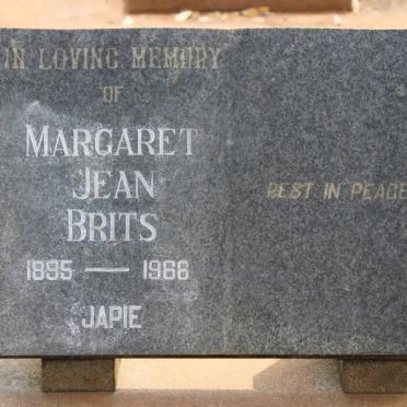 BRITS Frederik Petrus Jacobus 1894-1970 &amp; Margaret Jean 1895-1966