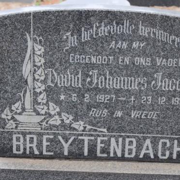 BREYTENBACH David Johannes Jacobus 1927-1985