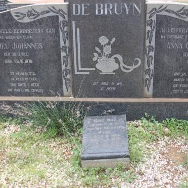 BRUYN Daniel Johannes, de 1900-1978 &amp; Anna Cornelia Maria WEBB 1908-1965 :: WEBB Theunis Johannes 1930-1969