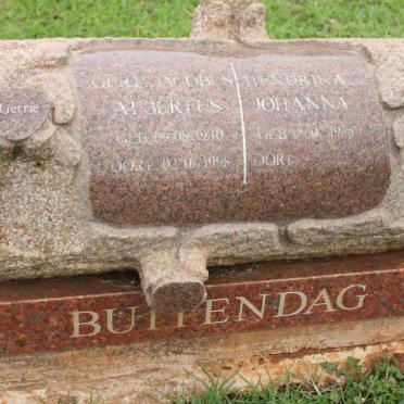 BUITENDAG Gert Jacobus Albertus 1910-1998 &amp; Hendrika Johanna 19??-