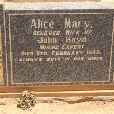 BOYD Alice Mary -1933