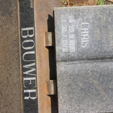 BOUWER Chris 1890-1978