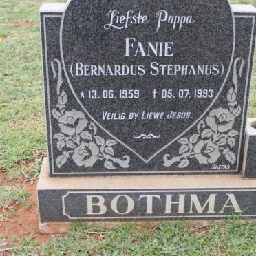 BOTHMA Bernardus Stephanus 1959-1993