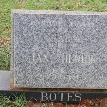 BOTES Jan Henrik 1932-1994