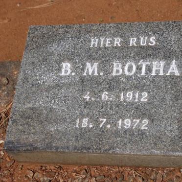 BOTHA B.M. 1912-1972