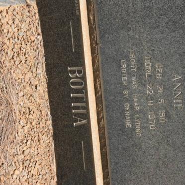 BOTHA Annie 1911-1970