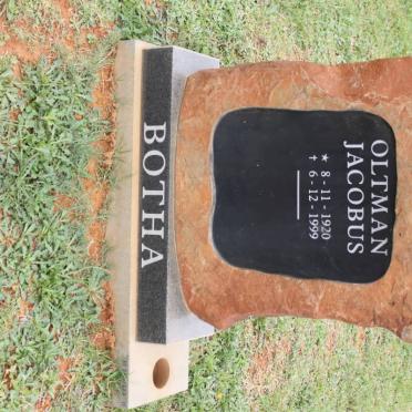 BOTHA Oltman Jacobus 1920-1999