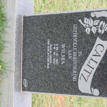 CALITZ Wilma 1957-2001