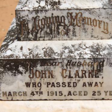 CLARKE John -1915