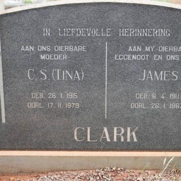 CLARK James 1911-1967 &amp; C.S. 1915-1979