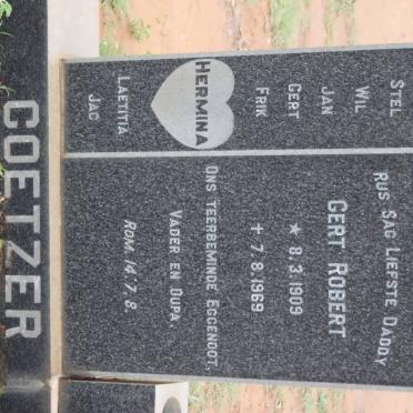 COETZER Gert Robert 1909-1969