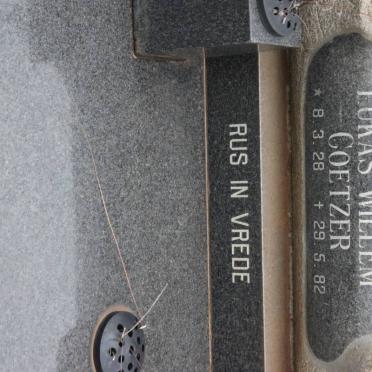 COETZER Lucas Willem 1928-1982