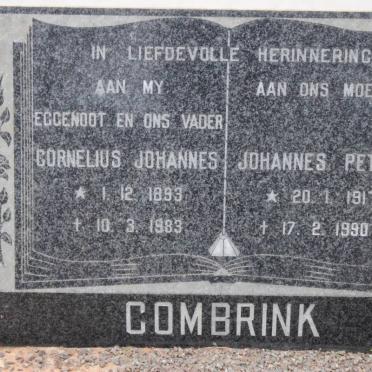 COMBRINK Cornelius Johannes 1893-1983 &amp; Johannes Petrus 1917-1990