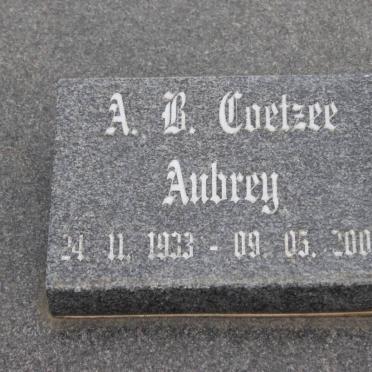 COETZEE A.B. 1933-2005