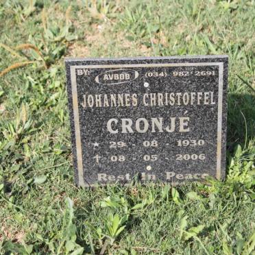 CRONJE Johannes Christoffel 1930-2006