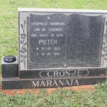 CRONJE Pieter 1929-1996