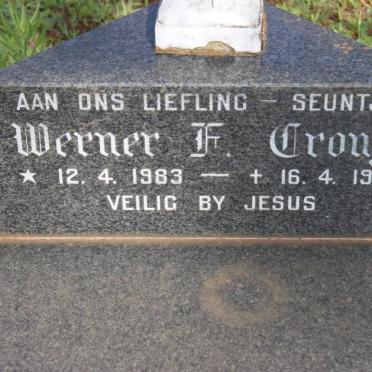 CRONJE Werner F. 1983-1983